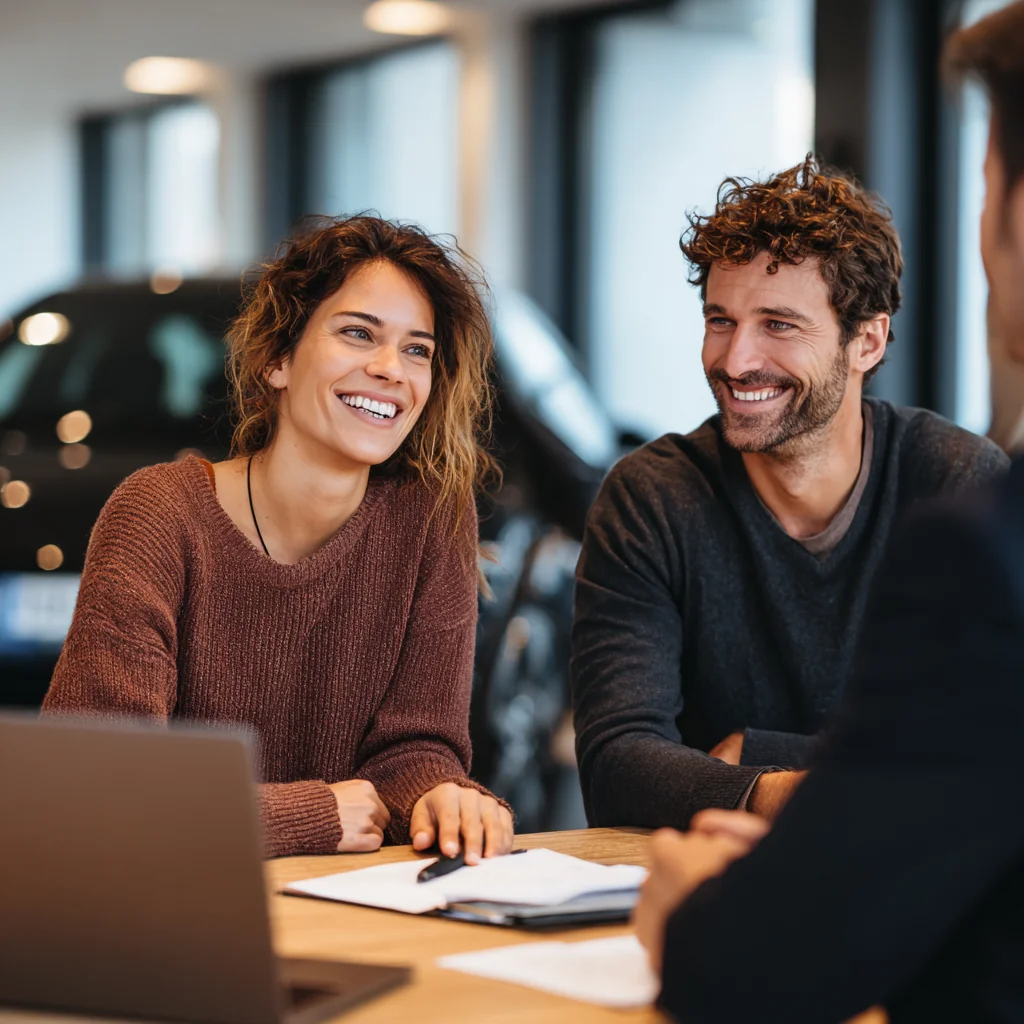 Автомобиль с надёжной страховкой едет по американской дороге